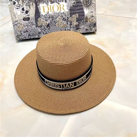 dior beach hat